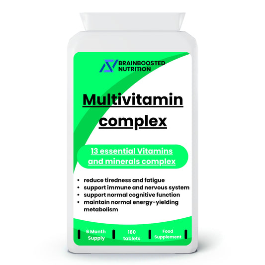 Multivitamin complex – Daily Energy, Focus & Immune Support – 180 Tablets (6 Month Supply)