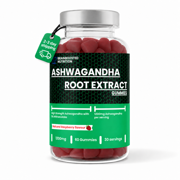 Ashwagandha Root Extract Gummies - 60 gummies with 5% withanolides