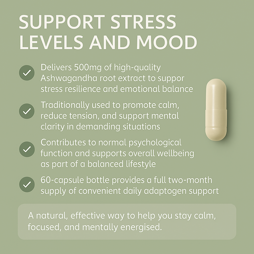 Ashwagandha Root Extract - 60 Capsules