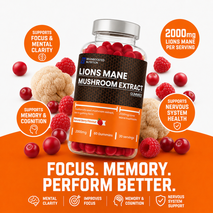 Gummies Trio Bundle – Ashwagandha, Magnesium & Lions Mane Gummies | 180 Gummies | Daily Wellness Stack