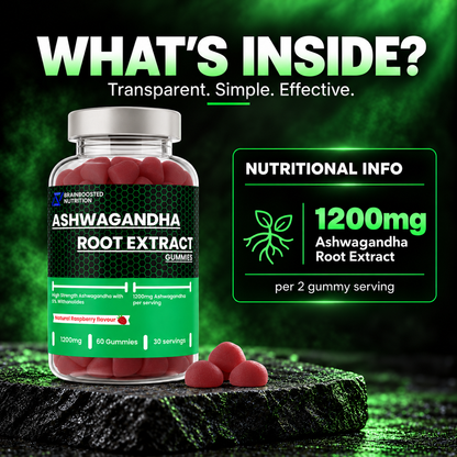 Ashwagandha Root Extract Gummies - 60 gummies with 5% withanolides