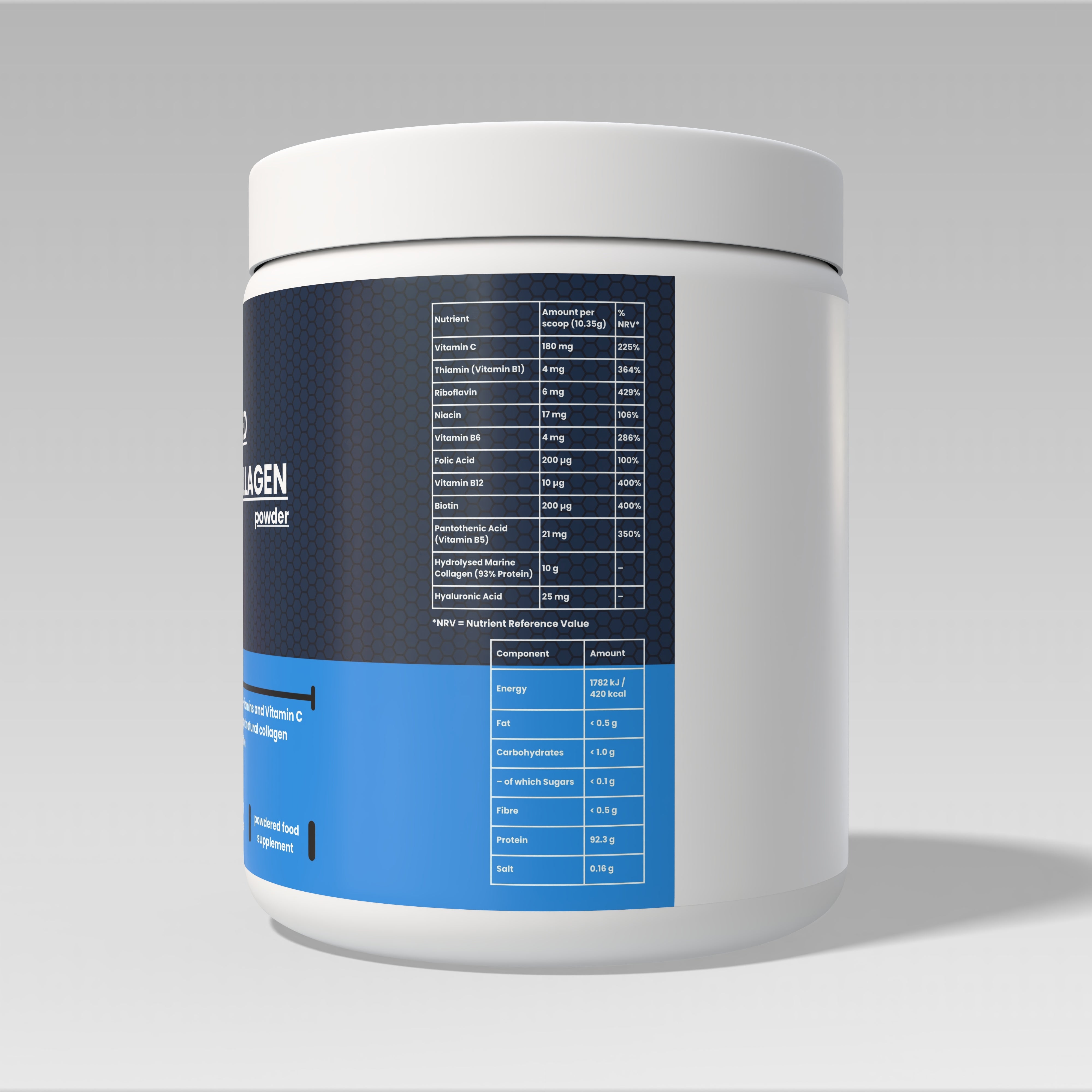 Hydrolysed Marine Collagen + B Vitamins - 300g