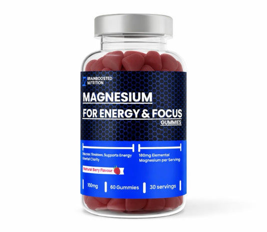 Magnesium Gummies 180mg Elemental Berry Flavour - 60 Gummies