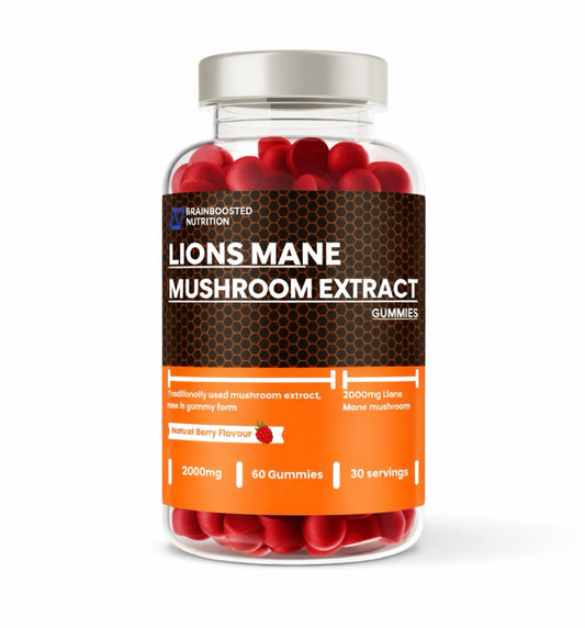 Lion's Mane Mushroom Gummies 2000mg - 60 Gummies